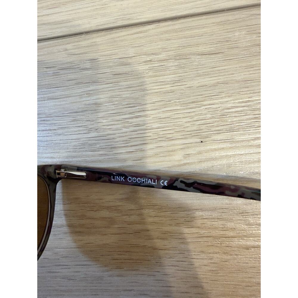 Link OCChiali Eyeglasses Frame 7175-C57 Women's Brown Plastic Full Rim 53-16-140 - Picture 5 of 5